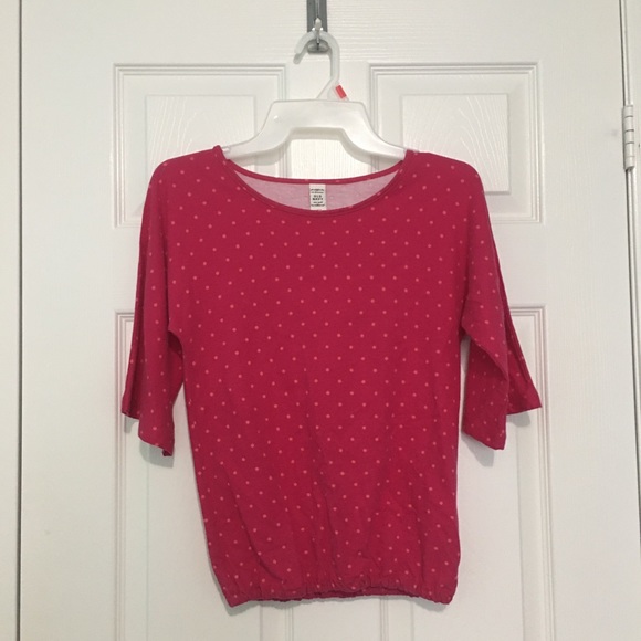 y2k old navy pink polka dot baby tee - Picture 1 of 4